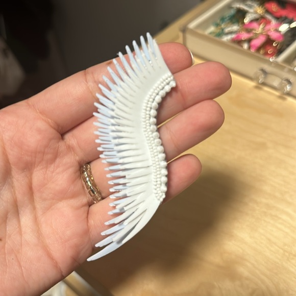 Mignonne Gavigan Madeline Earrings - Baby Blue & White - Picture 4 of 5